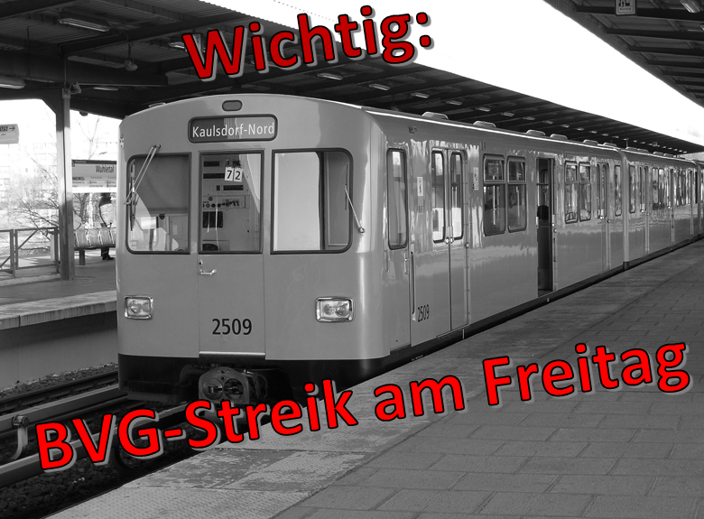 BVG-Streik – Aktuelle Information